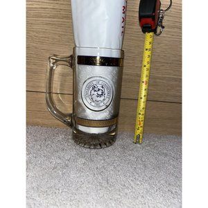 Vintage UCONN Glass Mug - Gold - Huskies